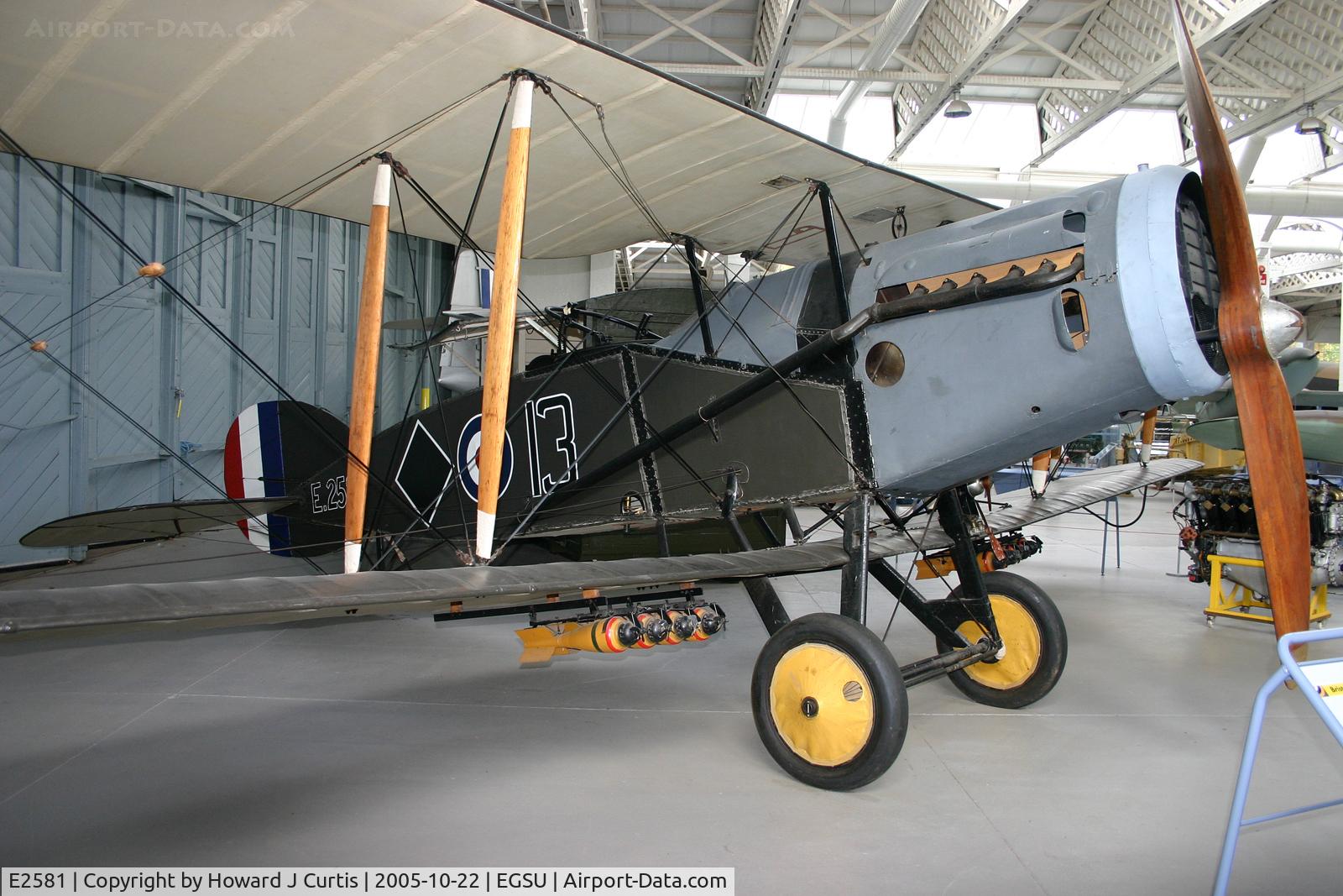E2581, 1918 Bristol F.2B Fighter C/N 4184, Imperial War Museum
