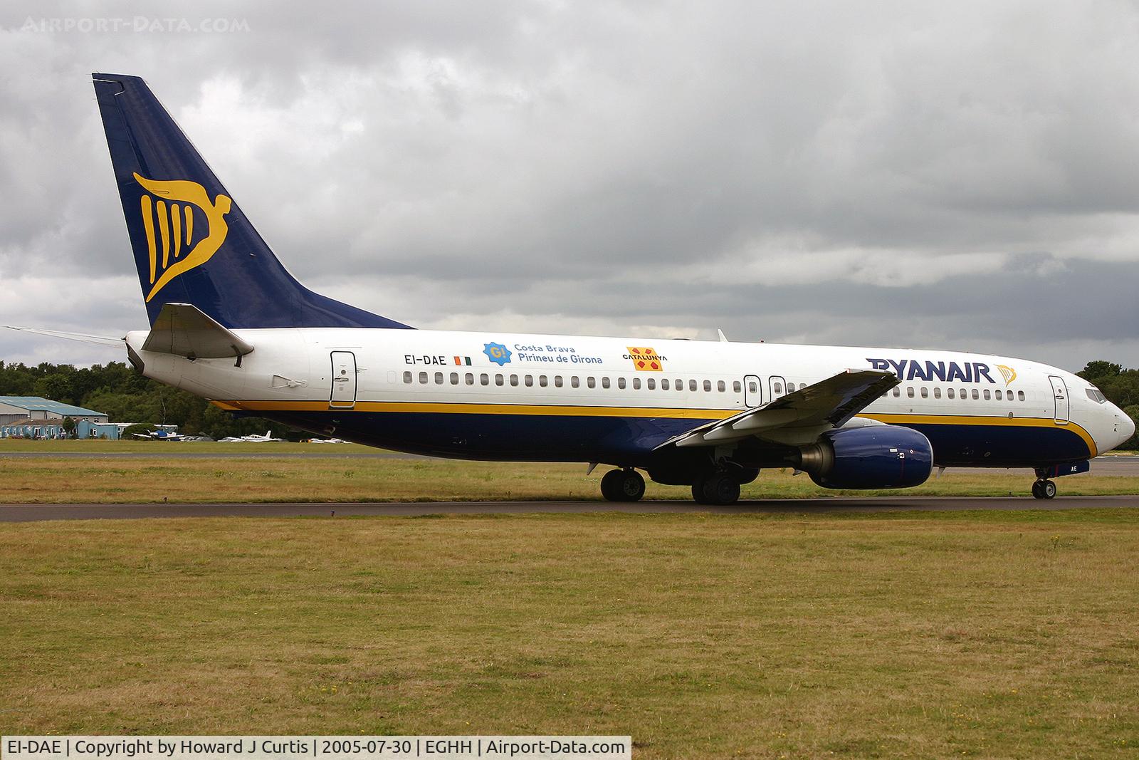 EI-DAE, 2002 Boeing 737-8AS C/N 33545, Ryanair (old colours, pre winglets)