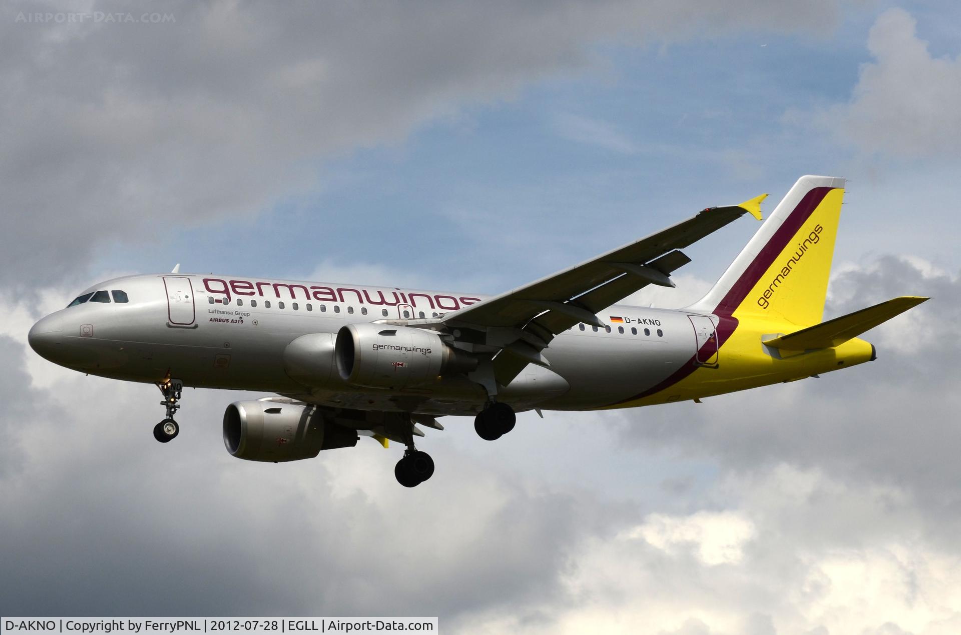 D-AKNO, 1999 Airbus A319-112 C/N 1147, Germanwings A319