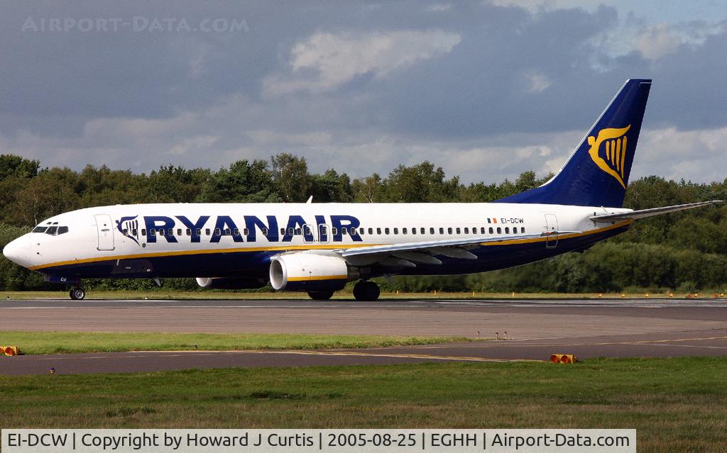 EI-DCW, 2004 Boeing 737-8AS C/N 33568, Ryanair (new colours, pre winglets)