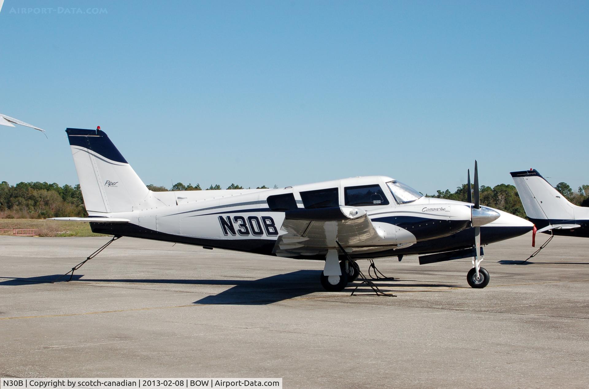 N30B, 1966 Piper PA-30 Twin Comanche C/N 30-1381, 1966 Piper PA-30, N30B, at Bartow Municipal Airport, Bartow, FL