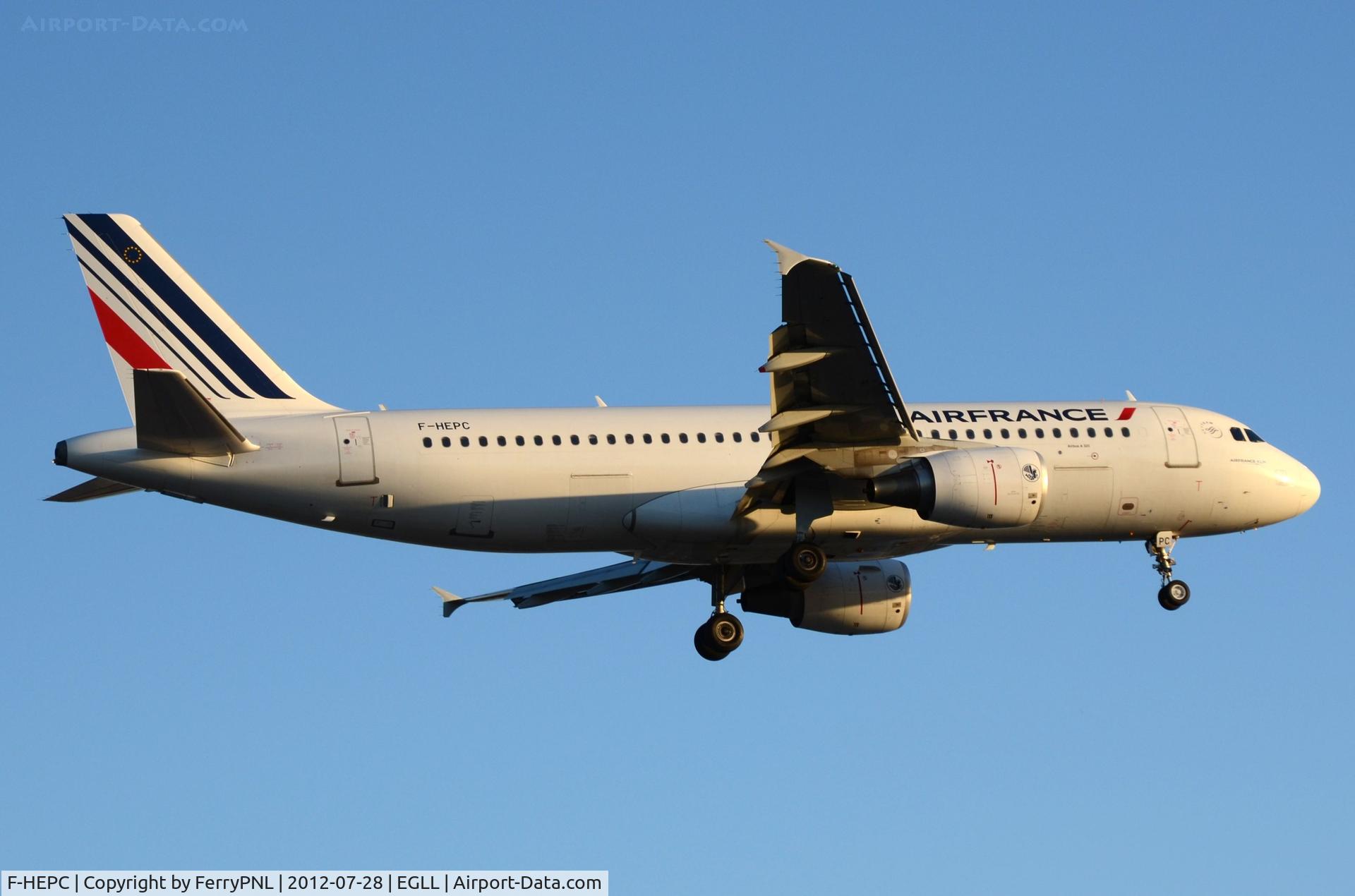 F-HEPC, 2010 Airbus A320-214 C/N 4267, AF A320