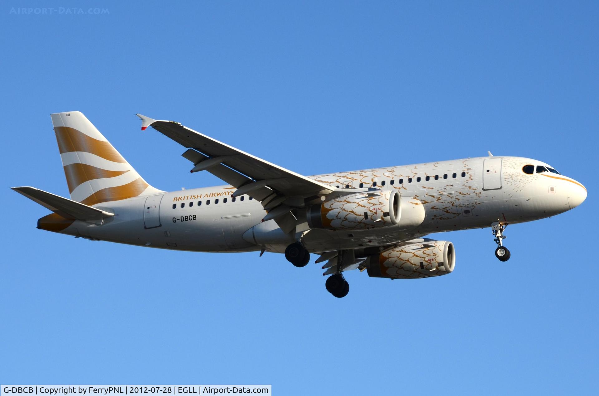 G-DBCB, 2004 Airbus A319-131 C/N 2188, BA A319 in special Oympic colours, the 