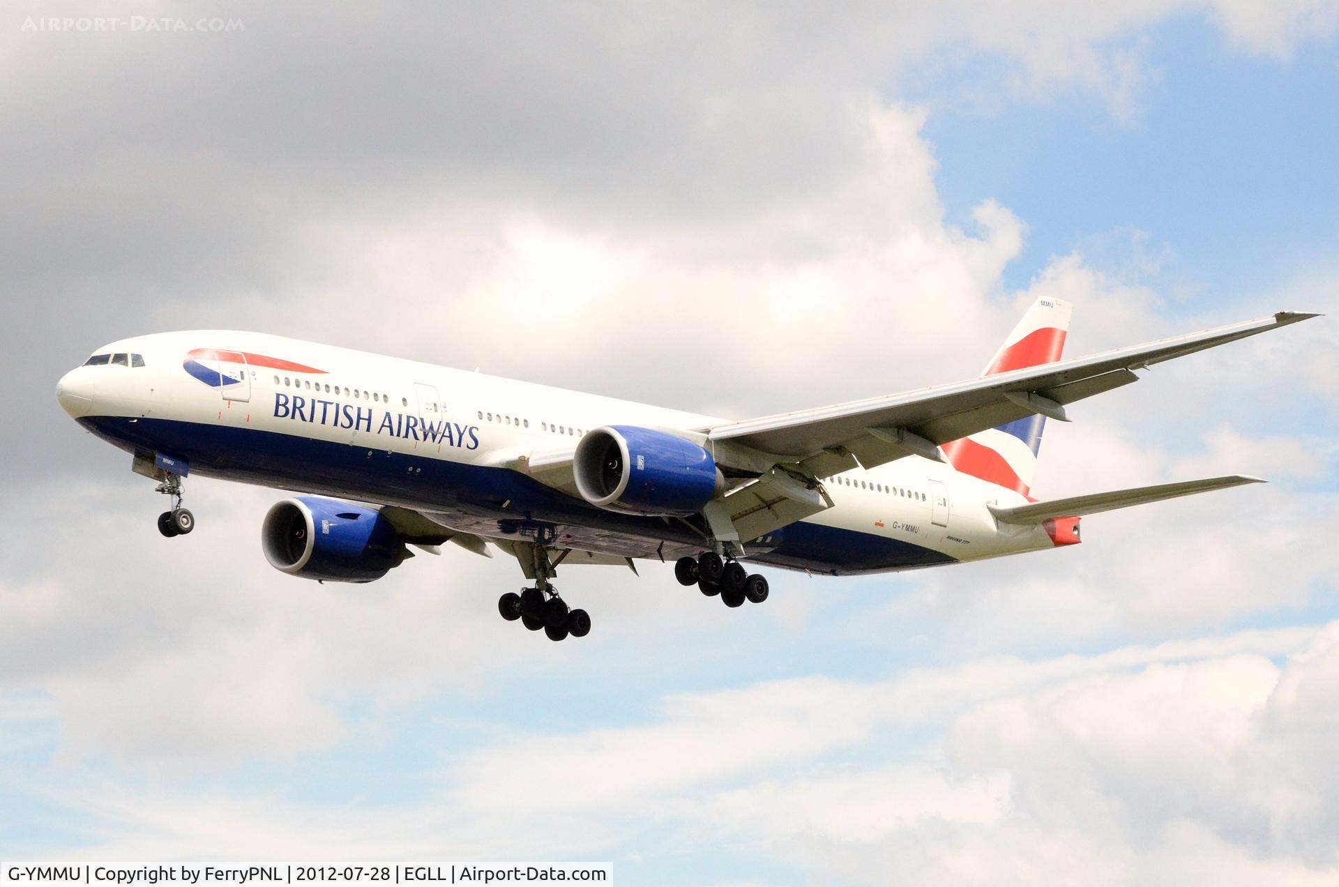 G-YMMU, 2009 Boeing 777-236/ER C/N 36519, BA B772