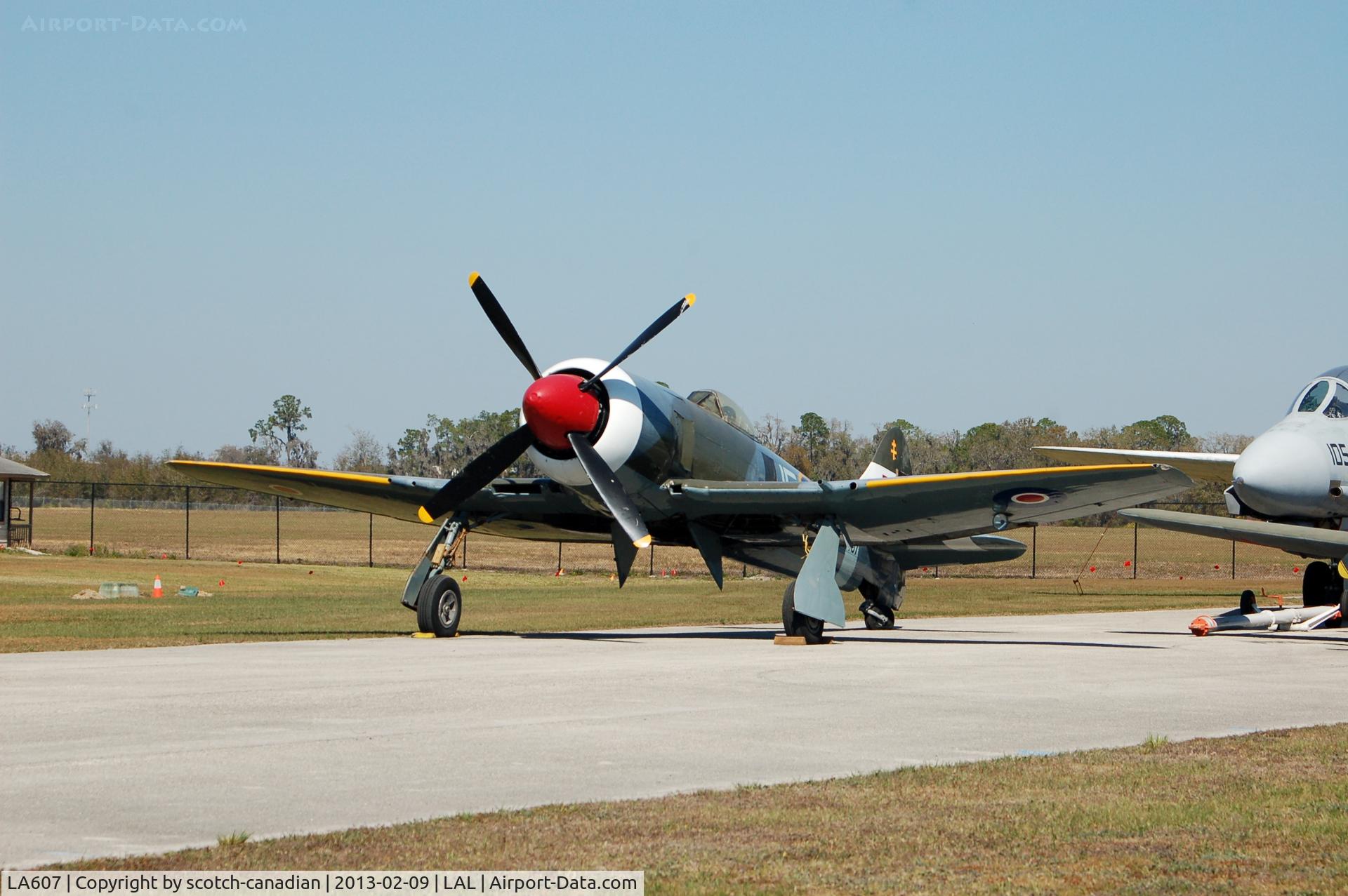 LA607, 1943 Hawker Tempest II C/N Not known LA607, 1943 Hawker Tempest II, LA607, at Lakeland Linder Regional Airport, Lakeland, FL