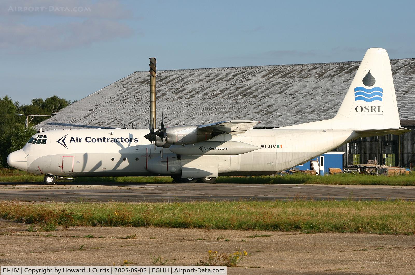 EI-JIV, 1976 Lockheed L-100-30 Hercules (L-382G) C/N 382-4673, Oil Spill Response aircraft operated by Air Contractors.