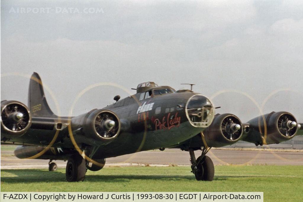 F-AZDX, 1944 Boeing B-17G Flying Fortress C/N 8246, Sadly now grounded.