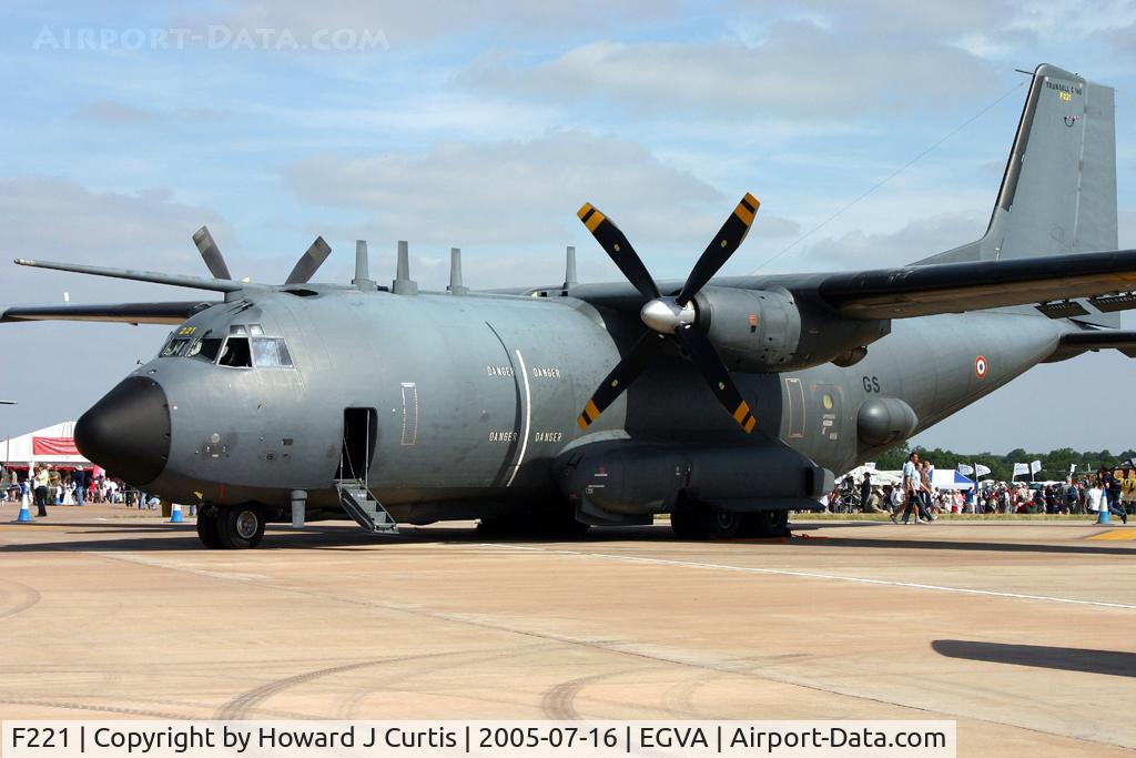 F221, Transall C-160G Gabriel C/N 221, French Air Force. At RIAT.