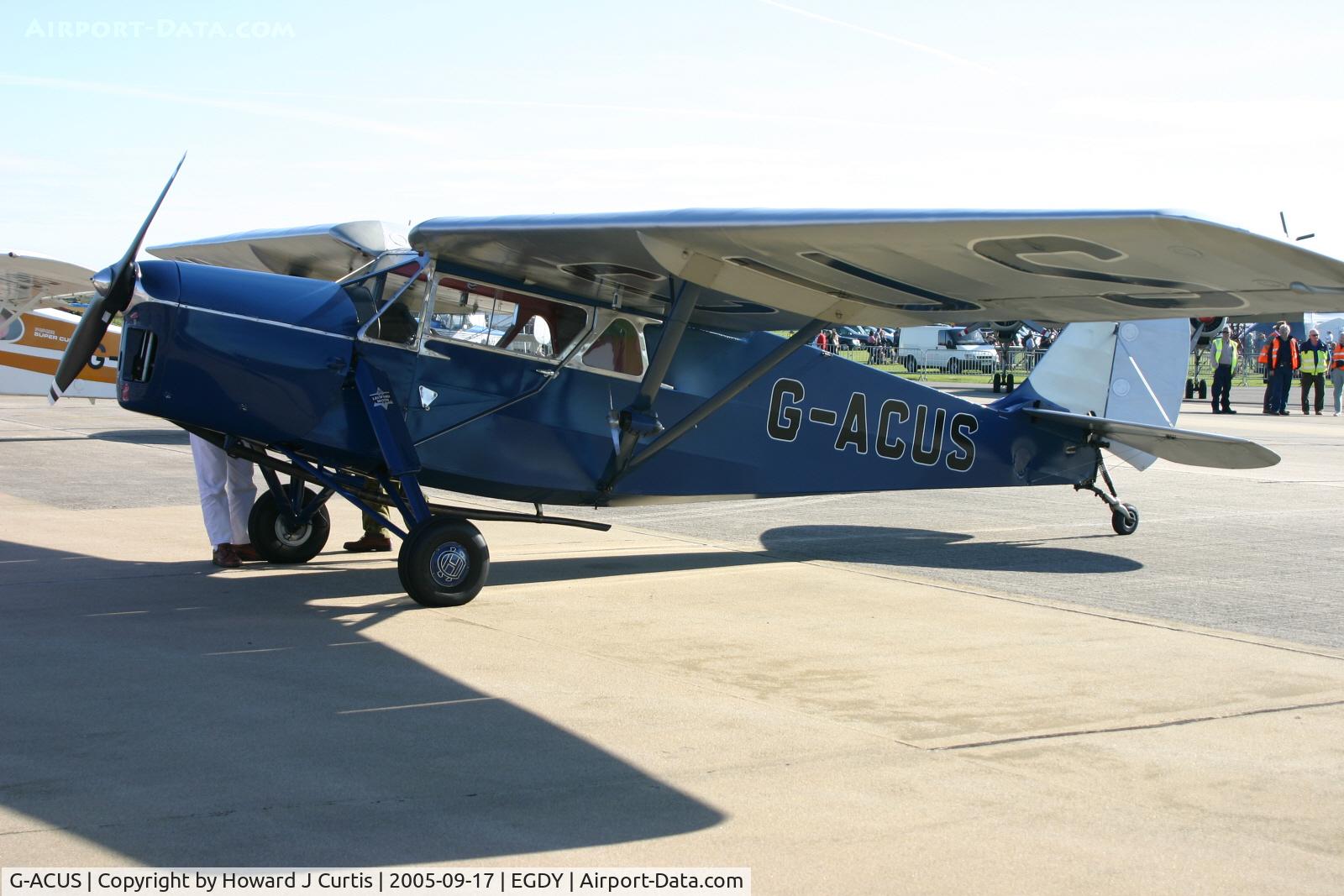 G-ACUS, 1934 De Havilland DH.85 Leopard Moth C/N 7082, Privately owned