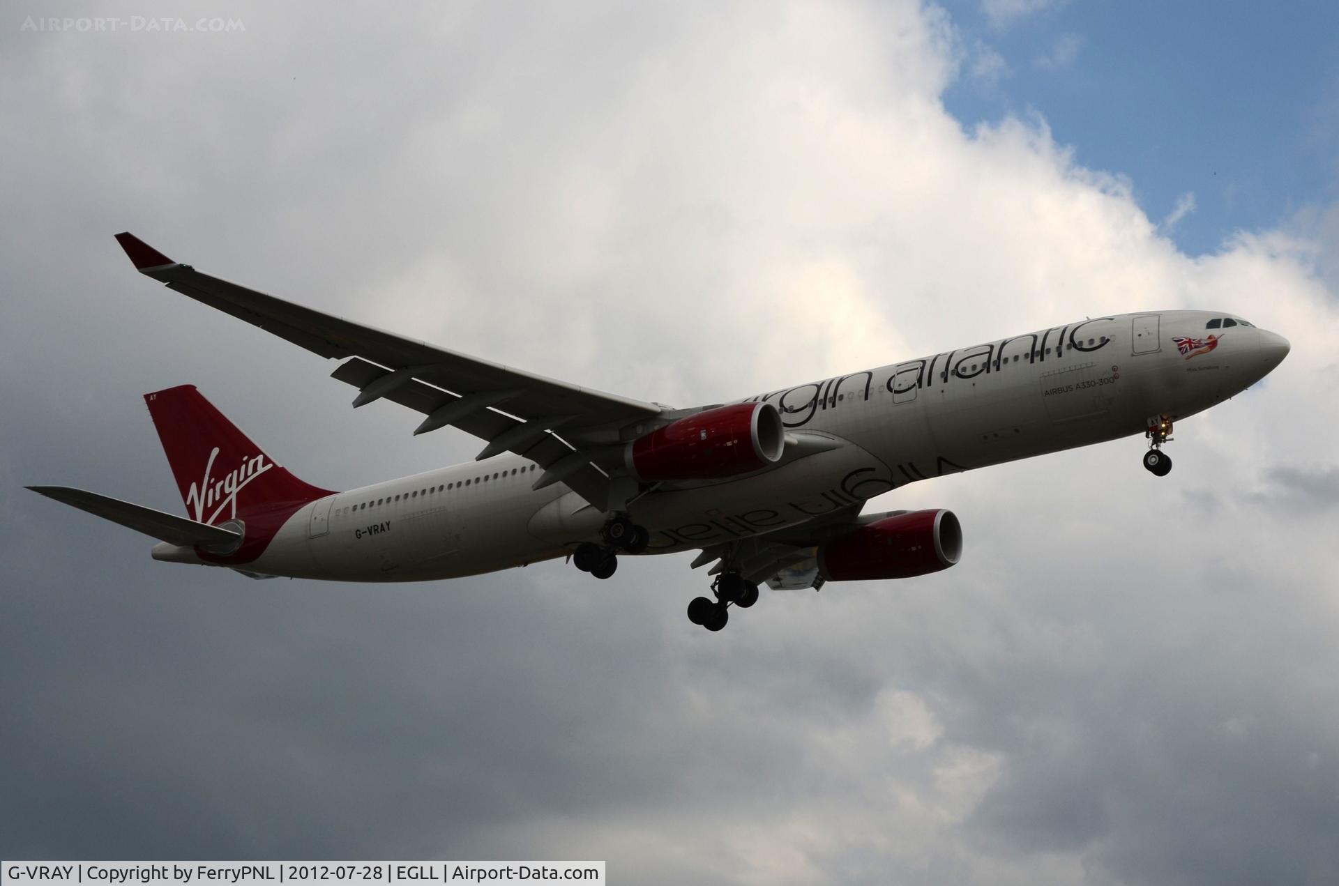 G-VRAY, 2012 Airbus A330-343X C/N 1296, Virgin A333