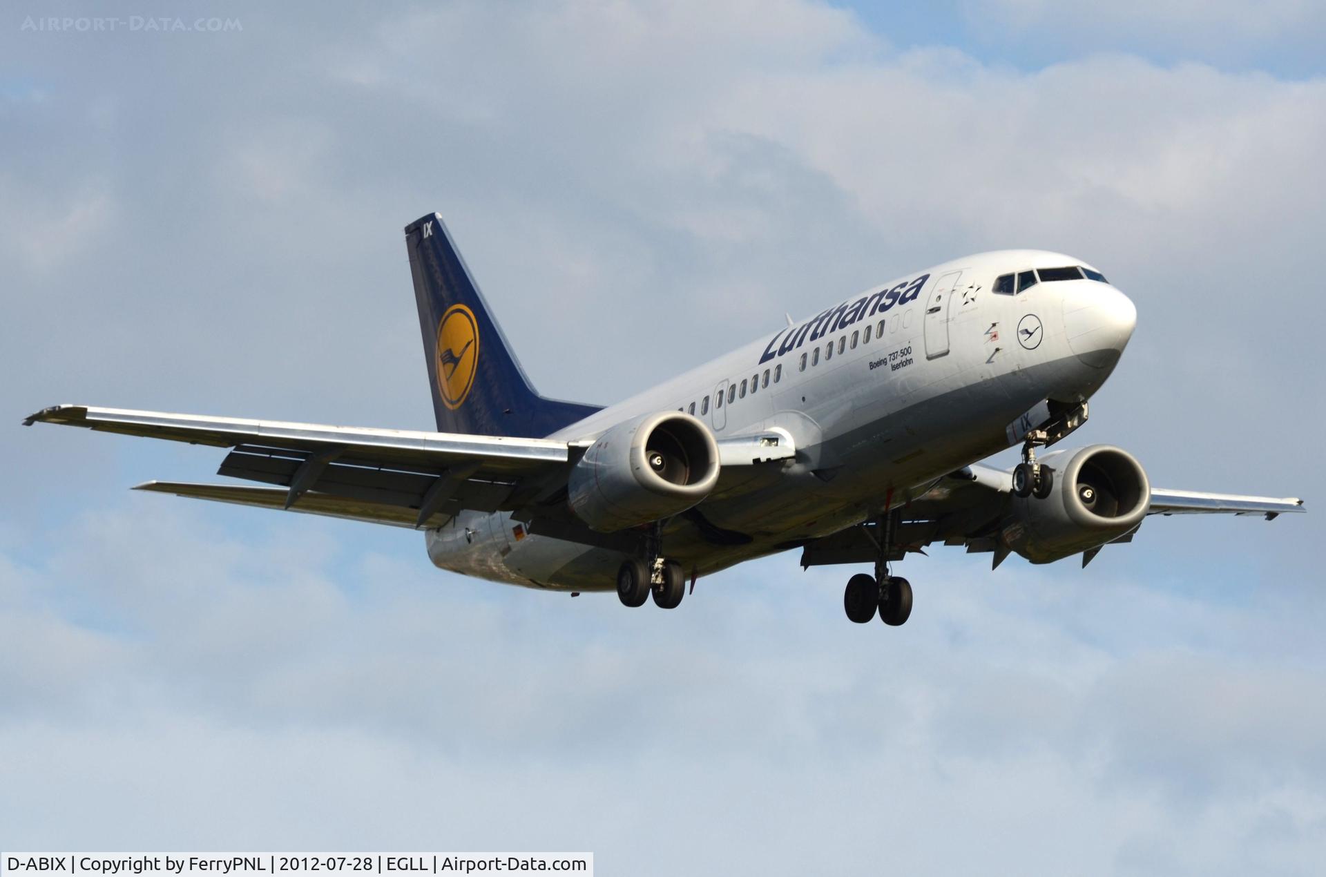 D-ABIX, 1991 Boeing 737-530 C/N 24946, Lufthansa B735