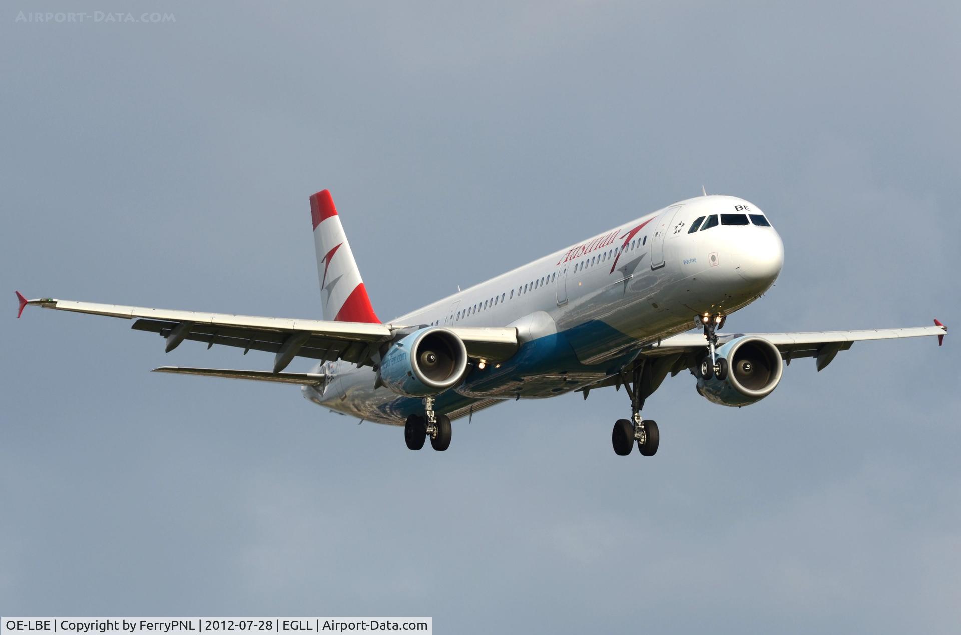 OE-LBE, 1998 Airbus A321-211 C/N 935, OS A321