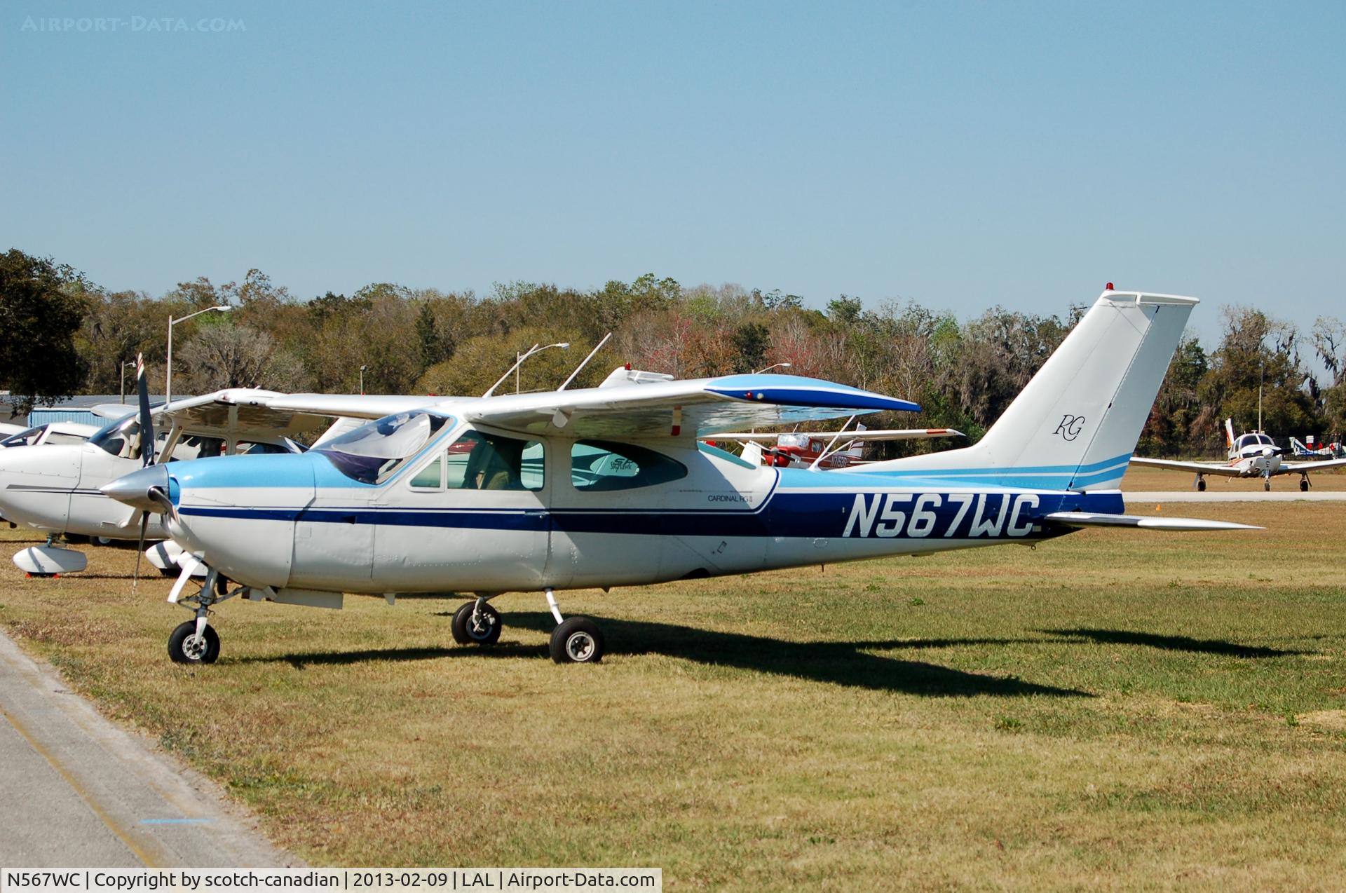 N567WC, 1978 Cessna 177RG Cardinal C/N 177RG1320, 1978 Cessna 177RG, N567WC, at Lakeland Linder Regional Airport, Lakeland, FL