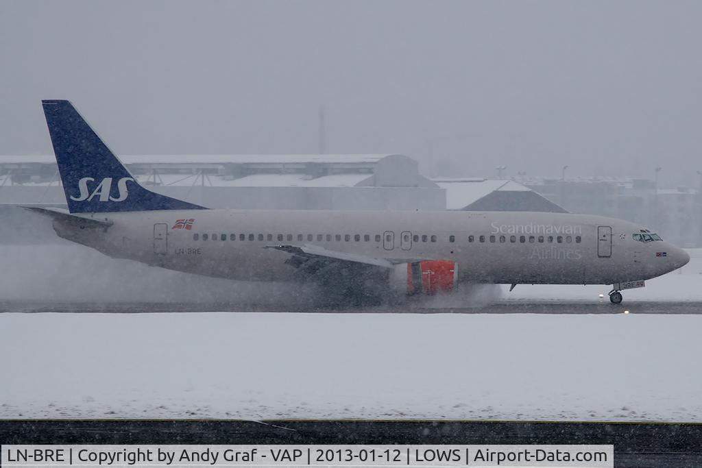 LN-BRE, 1990 Boeing 737-405 C/N 24643, Scandinavian Air Lines 737-400