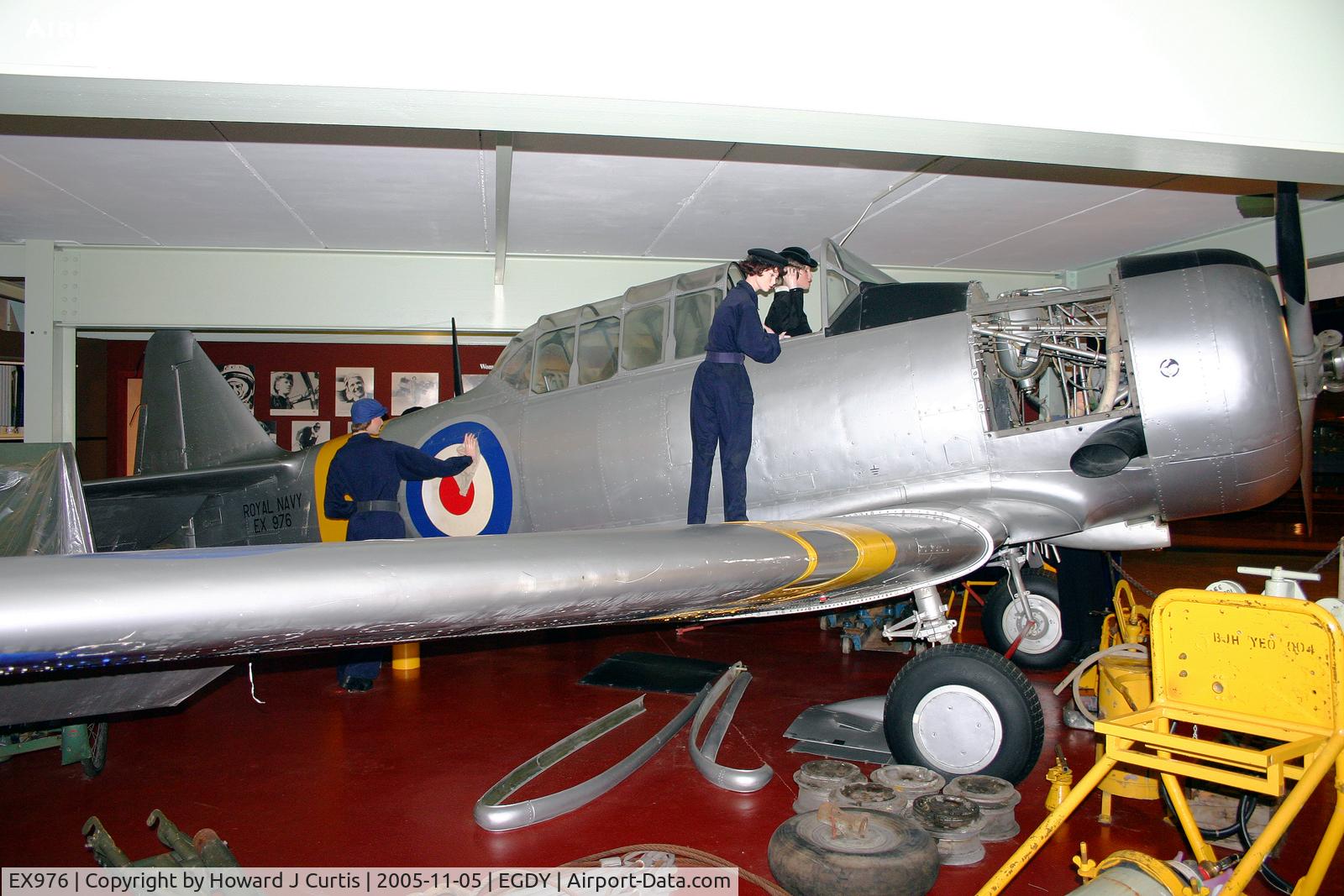 EX976, 1941 North American AT-6D Harvard III C/N 88-15056 (41-33949), In the Fleet Air Arm Museum. EX FAP 1657