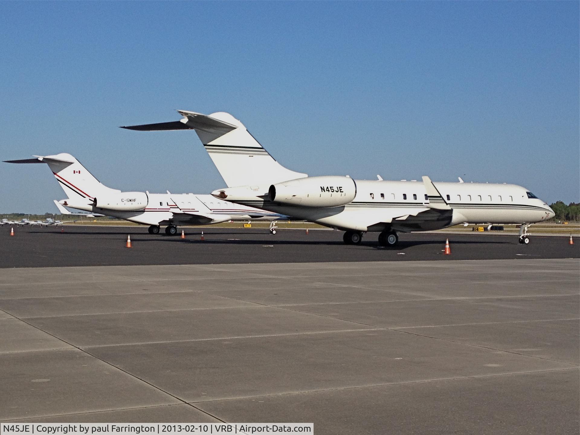 N45JE, 2006 Bombardier BD-700-1A11 Global 5000 C/N 9222, N45JE - Vero Beach, Florida