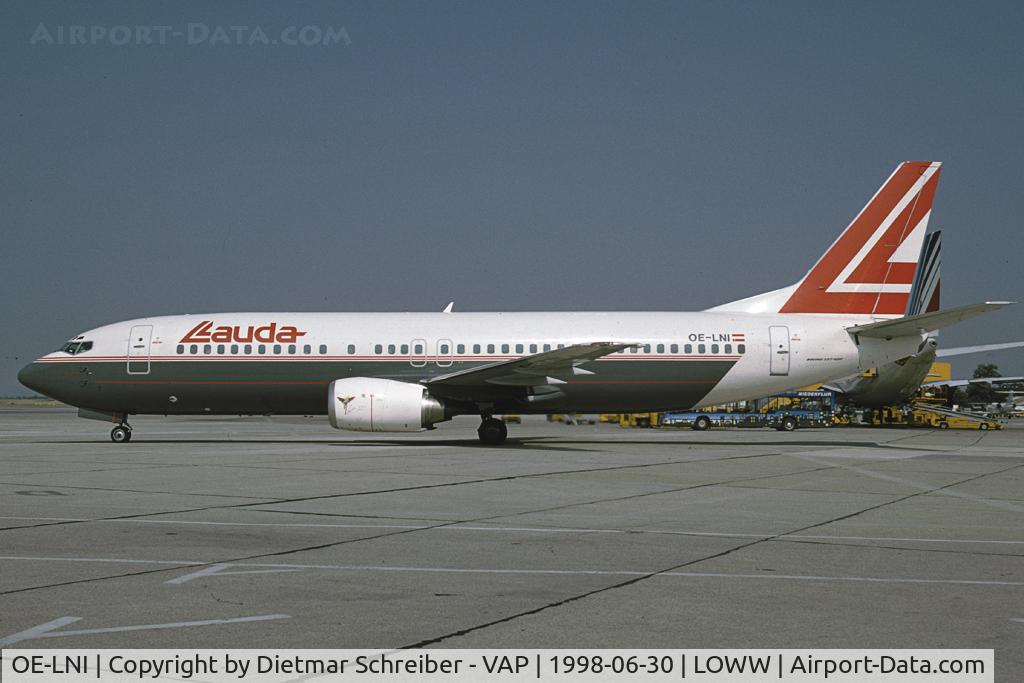 OE-LNI, 1993 Boeing 737-4Z9 C/N 27094, Lauda Air Boeing 737-400