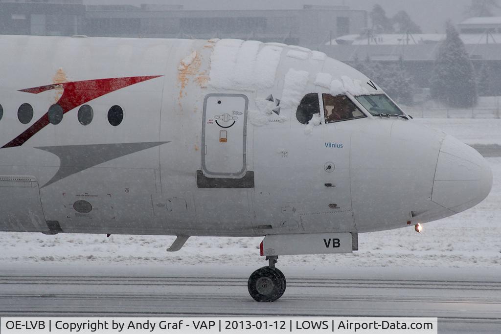 OE-LVB, 1994 Fokker 100 (F-28-0100) C/N 11502, Austrian Airlines F100