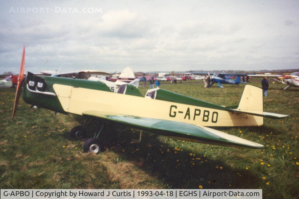 G-APBO, 1960 Druine D-5 Turbi C/N PFA 229, Privately owned.