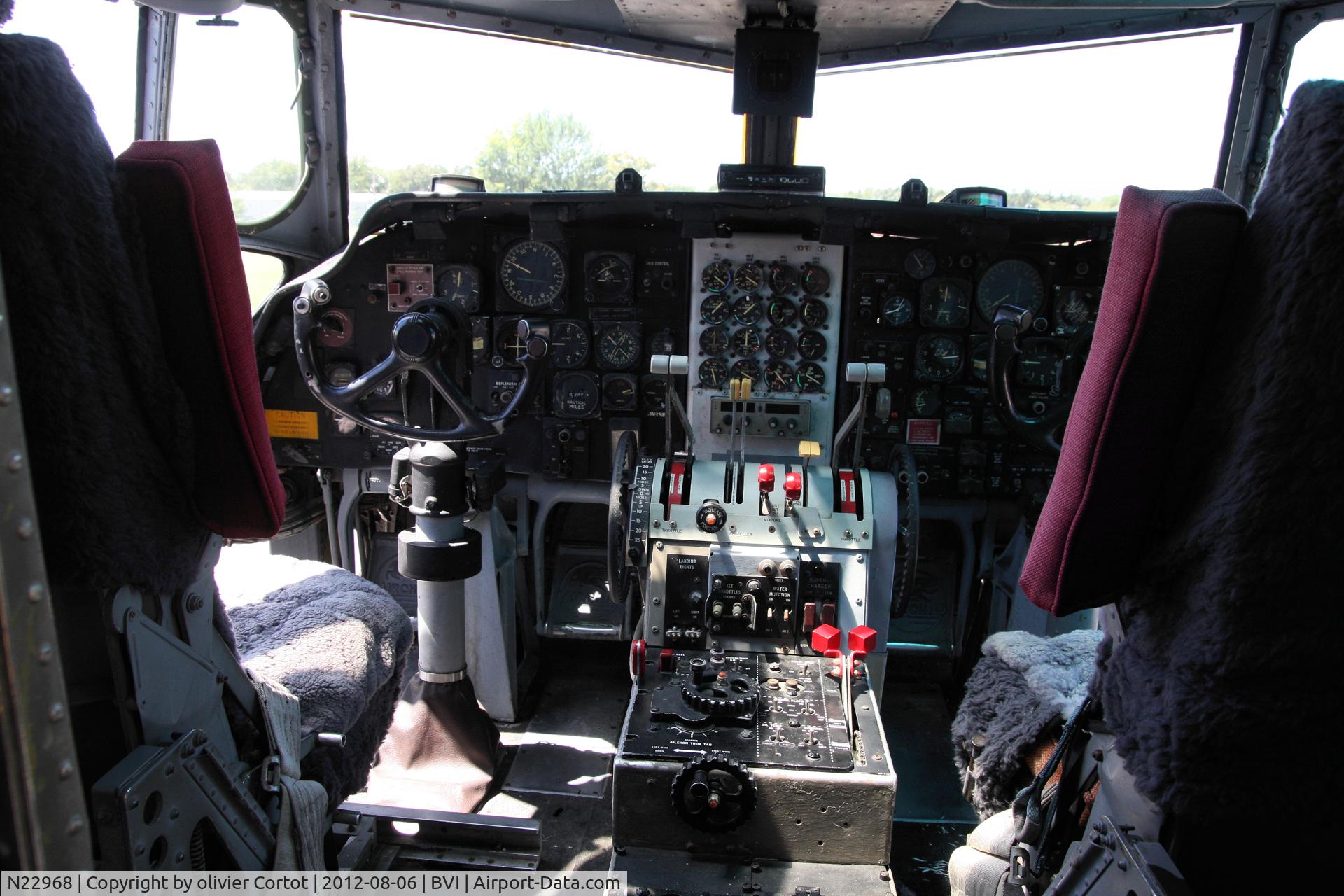 N22968, 1954 Fairchild C-123K Provider C/N 20113, the cockpit