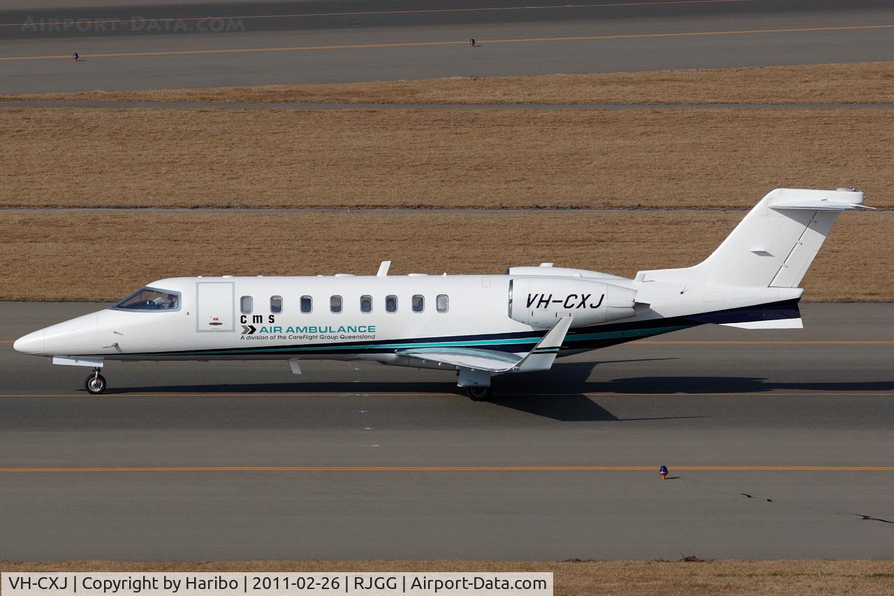 VH-CXJ, Learjet 45 C/N 152, Built in 2001.