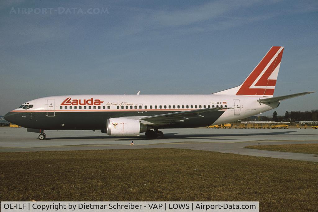 OE-ILF, 1986 Boeing 737-3Z9 C/N 23601/1254, Lauda Air Boeing 737-300