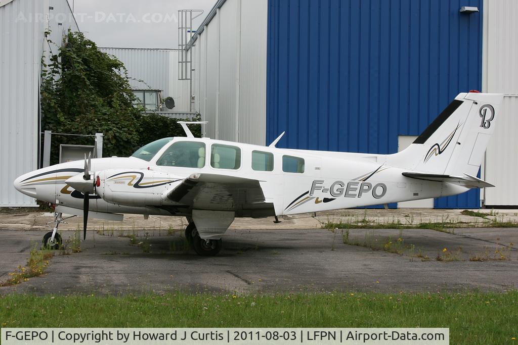 F-GEPO, 1970 Beech 58 Baron C/N TH-112, Privately owned.