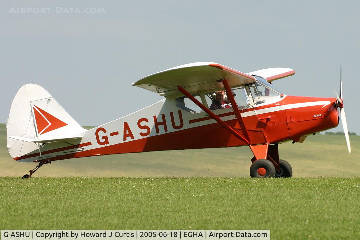 G-ASHU, 1946 Piper PA-15 Vagabond Vagabond C/N 15-46, Privately owned.