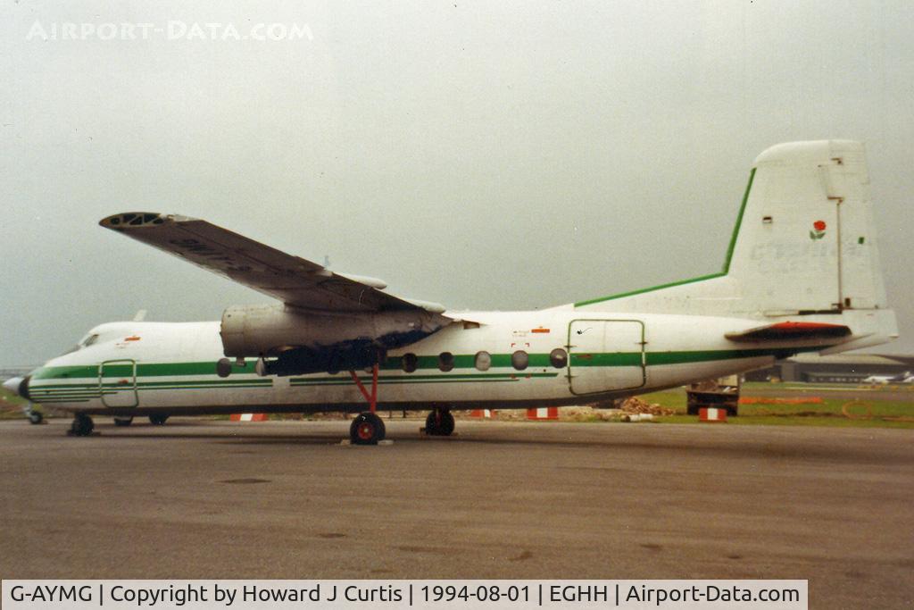 G-AYMG, 1965 Handley Page HPR-7 Herald 213 C/N 179, Ex Channel Express. broken up later in the month.