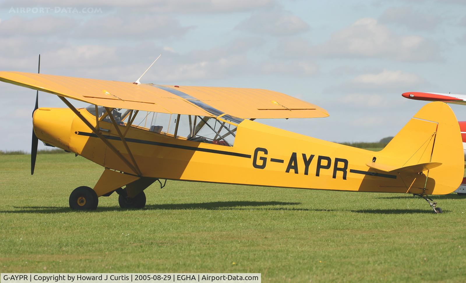 G-AYPR, 1959 Piper L-18C Super Cub (PA-18-95) C/N 18-1631, Privately owned.