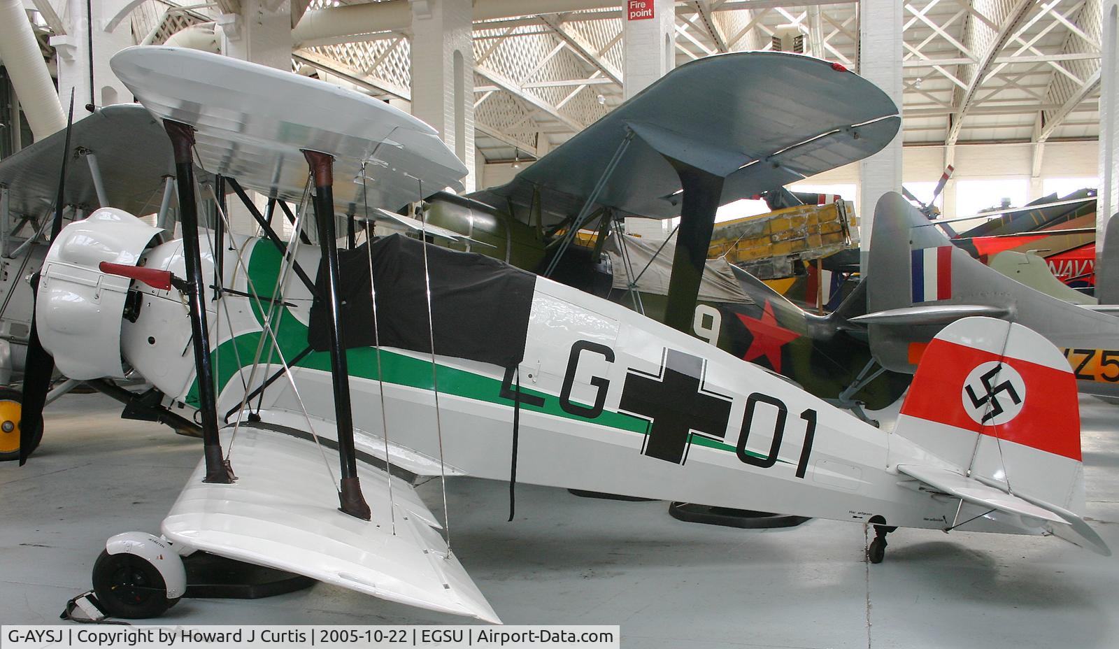 G-AYSJ, 1938 Bucker Bu-133C Jungmeister C/N 38, Privately owned.