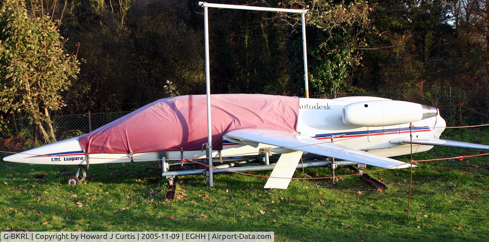 G-BKRL, Chichester-Miles Leopard C/N 001, Bournemouth Aviation Museum, being rebuilt.