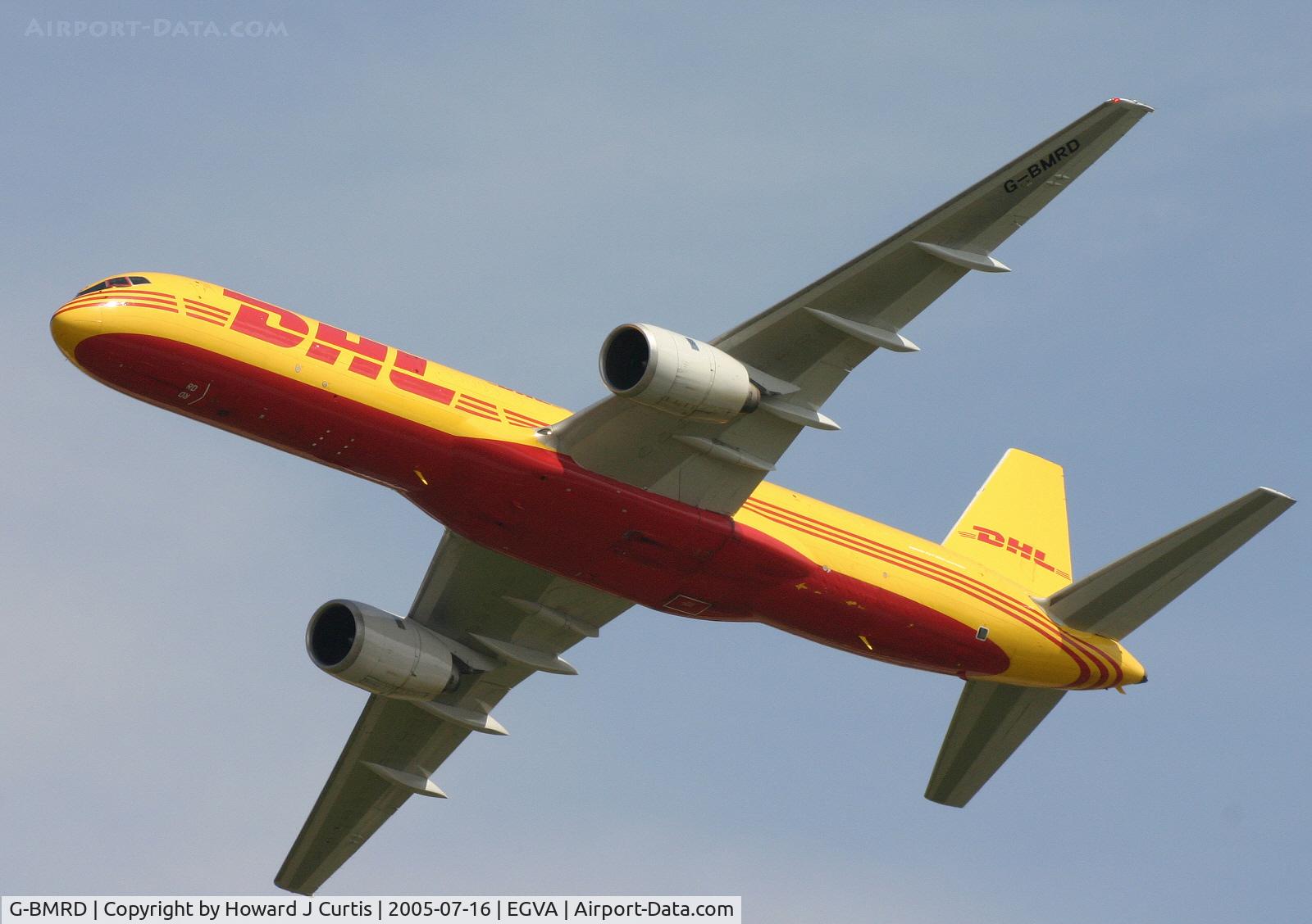 G-BMRD, 1988 Boeing 757-236/SF C/N 24073, DHL. Displaying at RIAT.