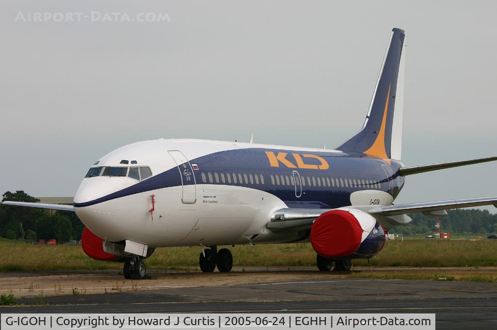 G-IGOH, 1988 Boeing 737-3Y0 C/N 23926, Ex Go! In KLD Avia colours. Became EI-DJS
