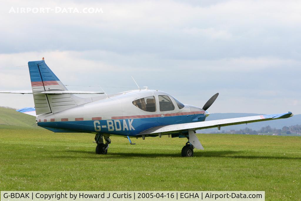G-BDAK, 1975 Rockwell Commander 112A C/N 252, Privately owned.