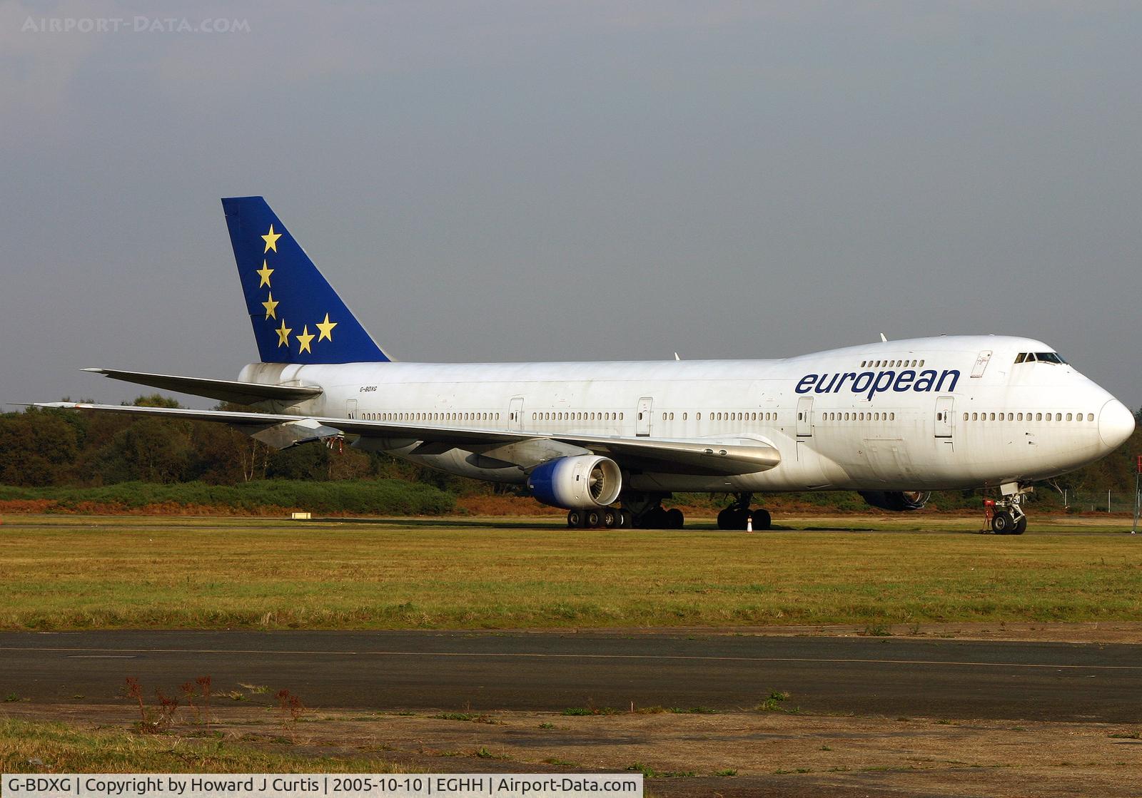 G-BDXG, 1977 Boeing 747-236B C/N 21536, European Aviation. Broken up in April 2008.