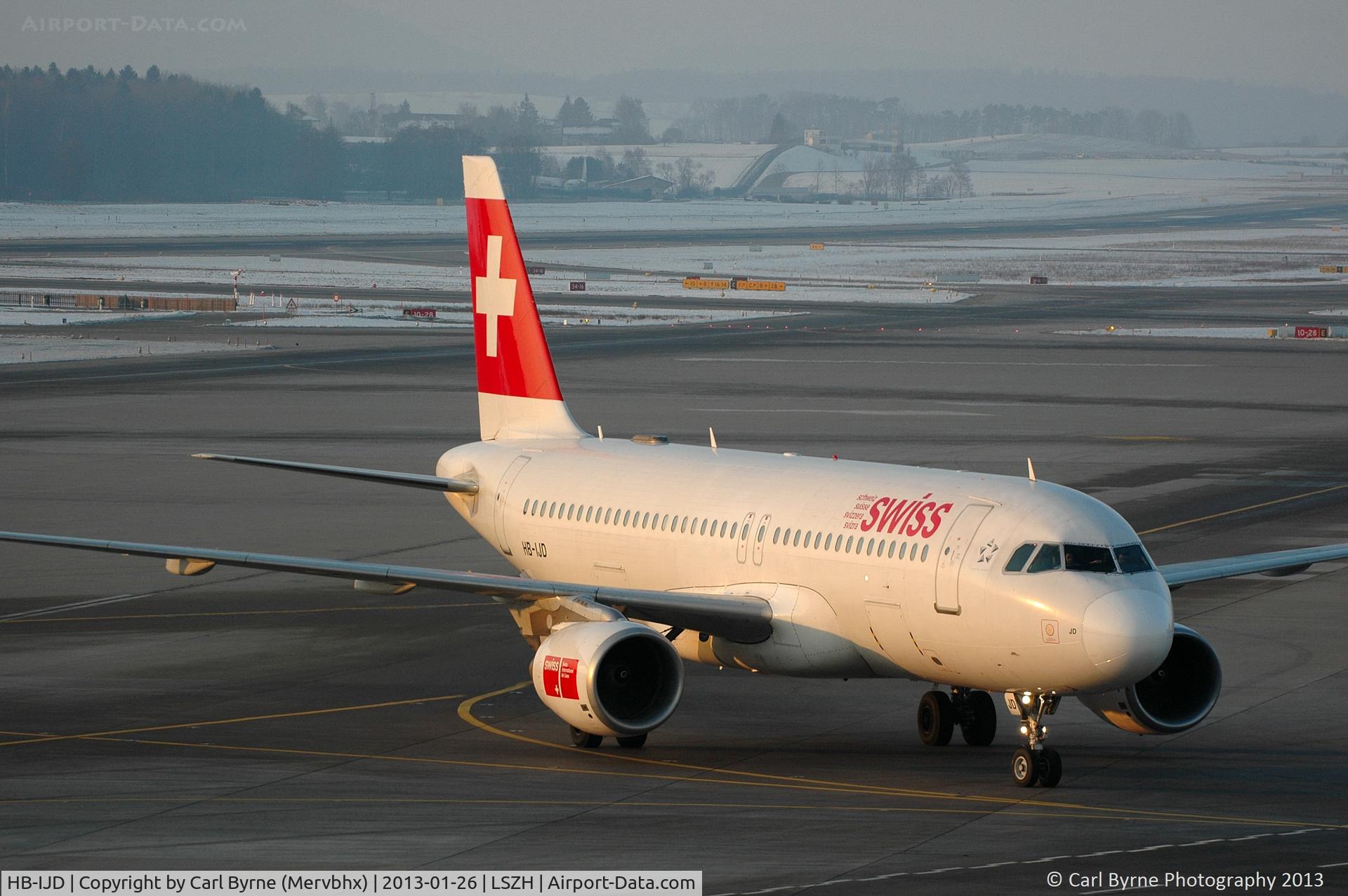 HB-IJD, 1995 Airbus A320-214 C/N 553, Taken from the Spectator Terrace.