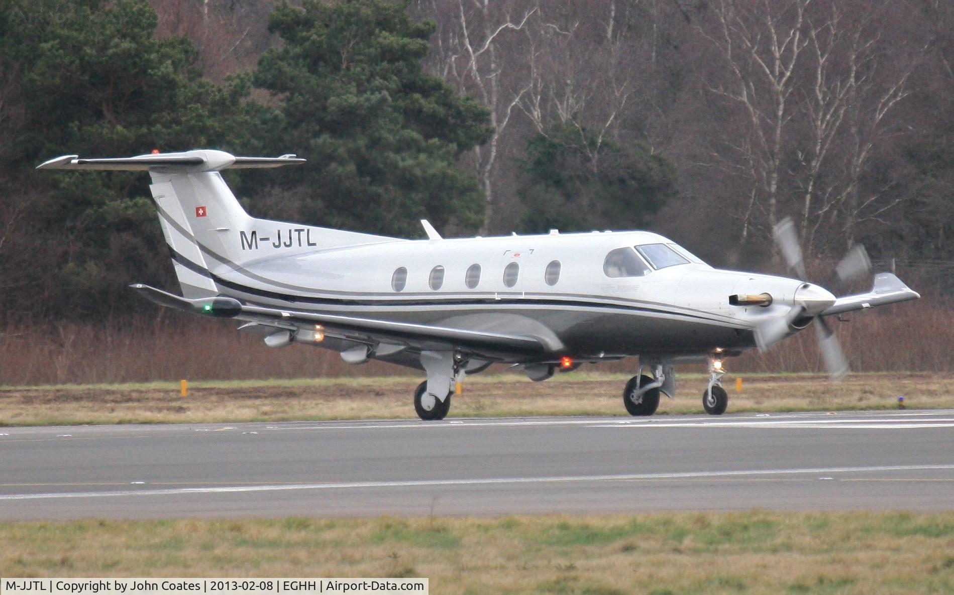 M-JJTL, 2009 Pilatus PC-12/47E C/N 1126, Wet departure