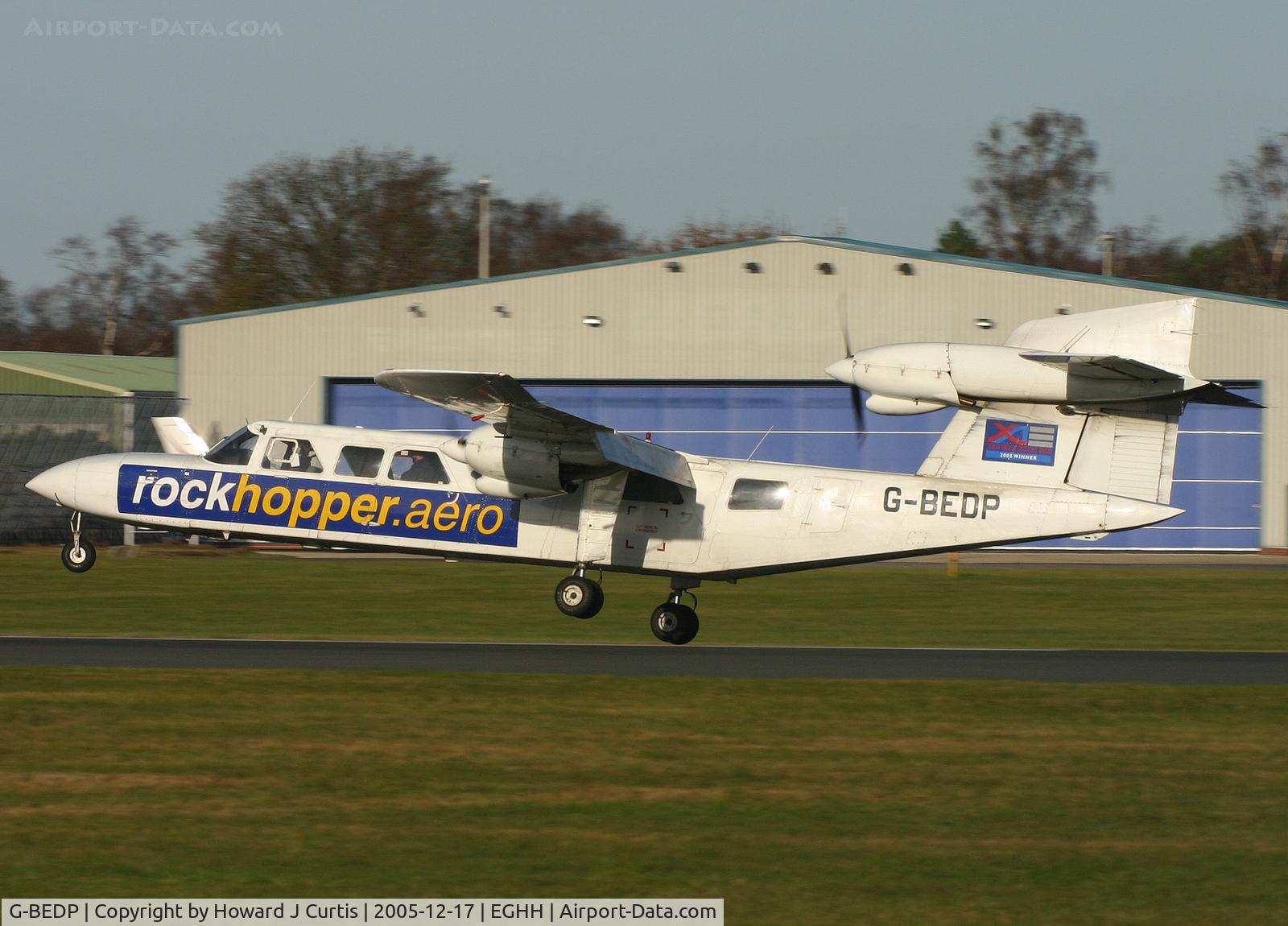 G-BEDP, 1976 Britten-Norman BN-2A Mk.III-2 Trislander C/N 1039, Rockhopper.aero (became Blue Islands later).