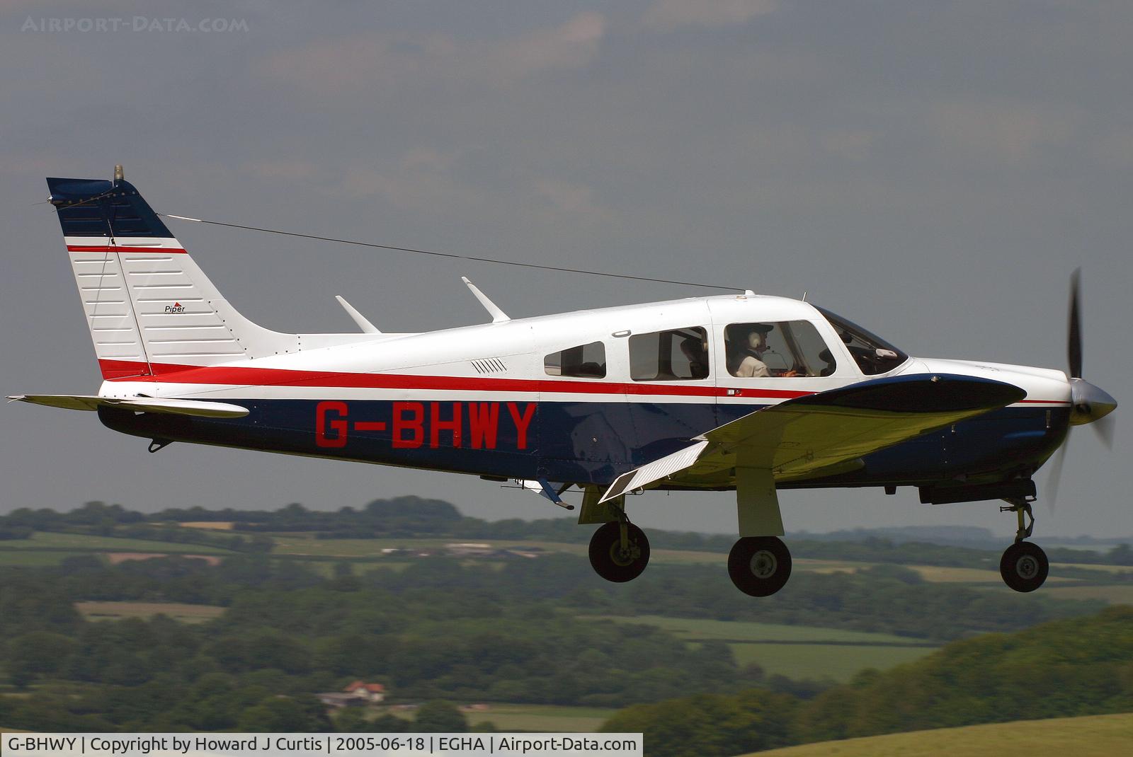 G-BHWY, 1973 Piper PA-28R-200-2 Cherokee Arrow II C/N 28R-7435059, Privately owned