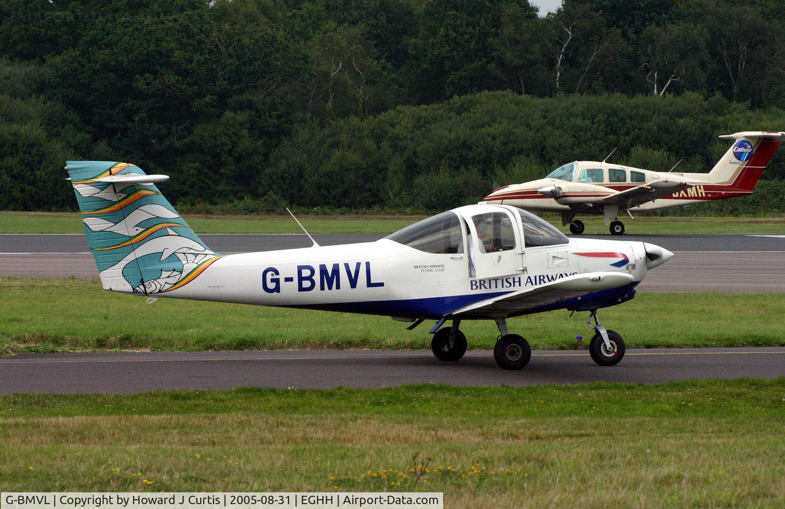 G-BMVL, 1979 Piper PA-38-112 Tomahawk Tomahawk C/N 38-79A0033, British Airways Flying Club, flying tails colours.