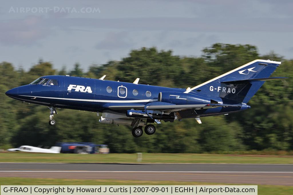 G-FRAO, 1969 Dassault Falcon (Mystere) 20DC C/N 214, FR Aviation