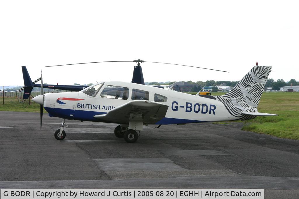 G-BODR, 1979 Piper PA-28-161 Cherokee Warrior II C/N 28-8116318, British Airways Flying Club. 'World Tails' scheme.