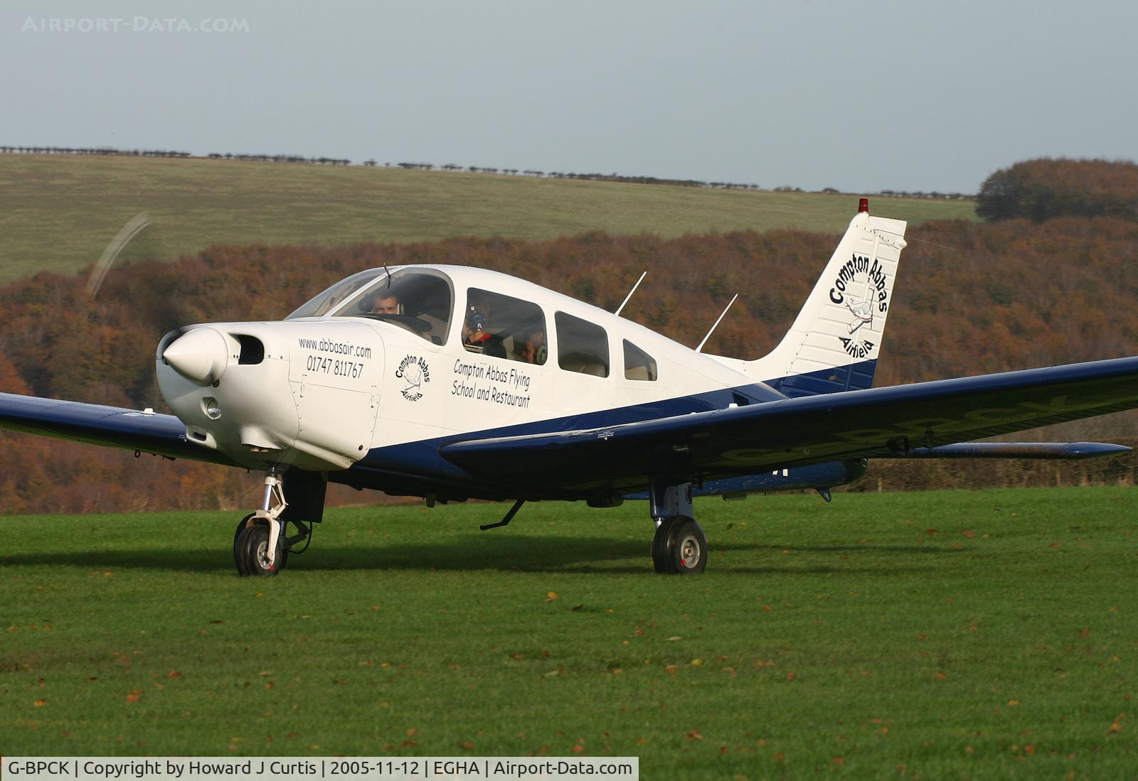 G-BPCK, 1980 Piper PA-28-161 Cherokee Warrior II C/N 28-8016279, Compton Abbas Airfield Ltd.