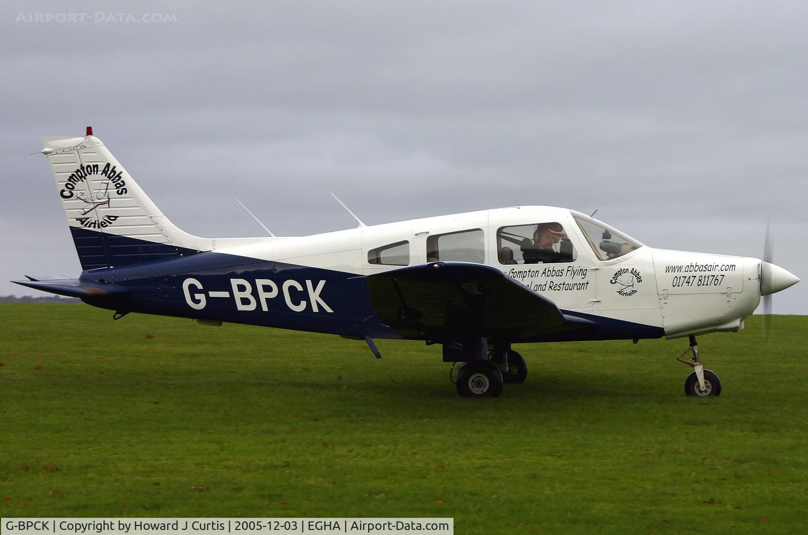 G-BPCK, 1980 Piper PA-28-161 Cherokee Warrior II C/N 28-8016279, Compton Abbas Airfield Ltd.