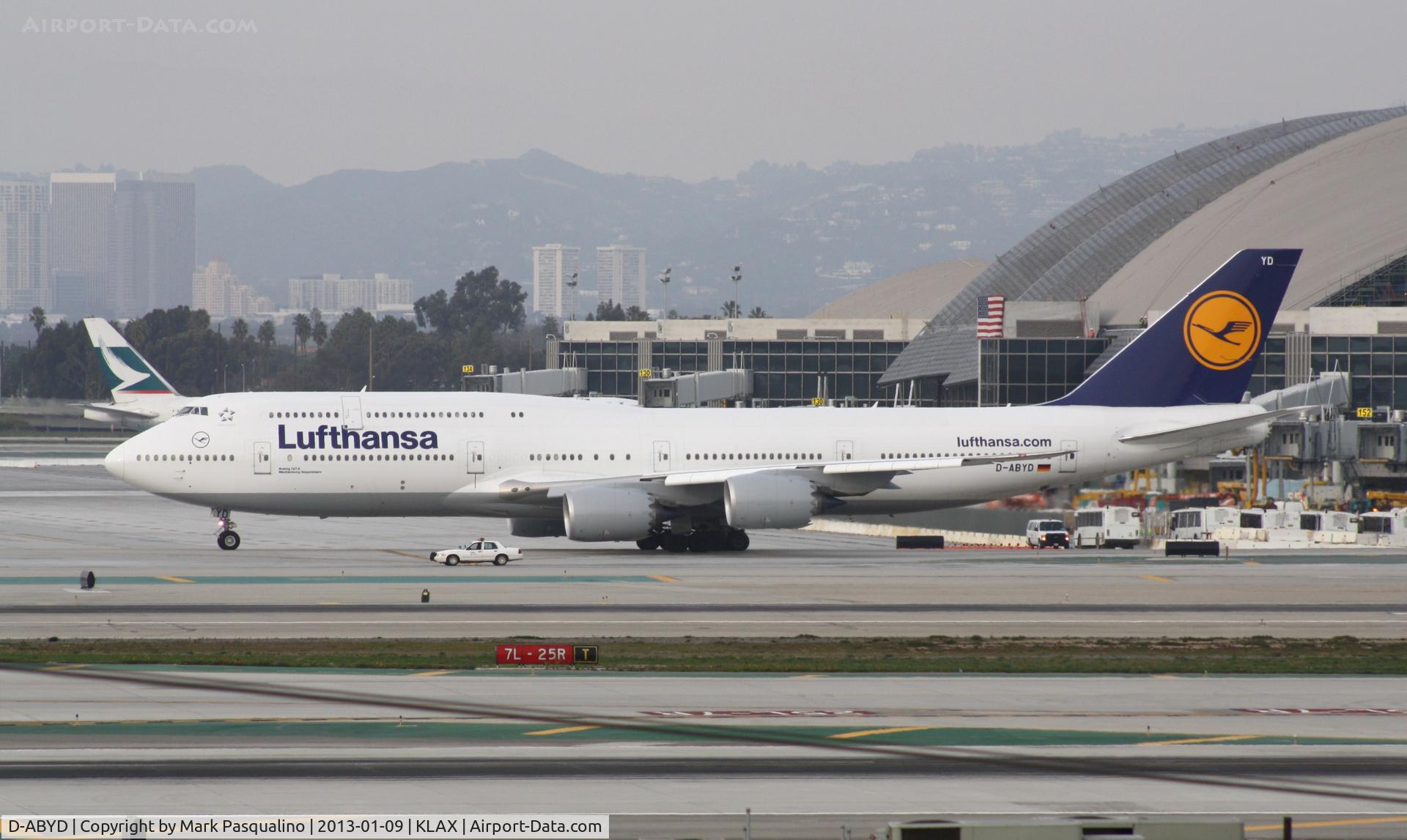 D-ABYD, 2012 Boeing 747-830 C/N 37829, Boeing 747-800