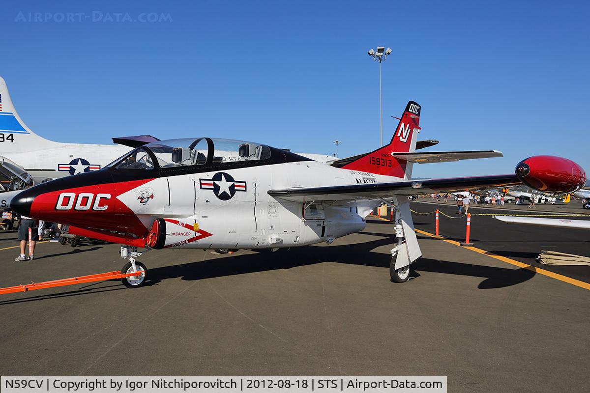 N59CV, 1971 Rockwell T-2C Buckeye C/N 340-4, Santa Rosa 2012 Air Show