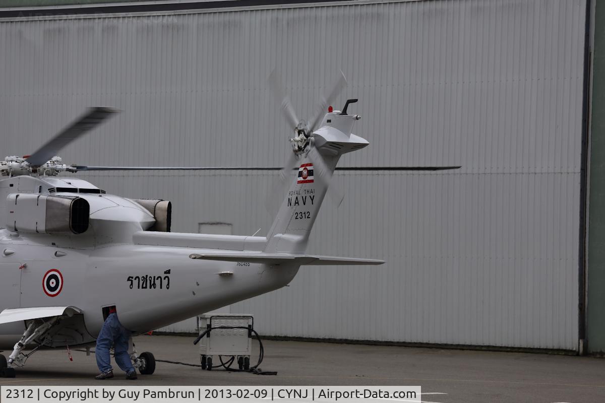 2312, 1996 Sikorsky S-76B C/N 760455, Undergoing maintenance at a Langley, B.C. facility.