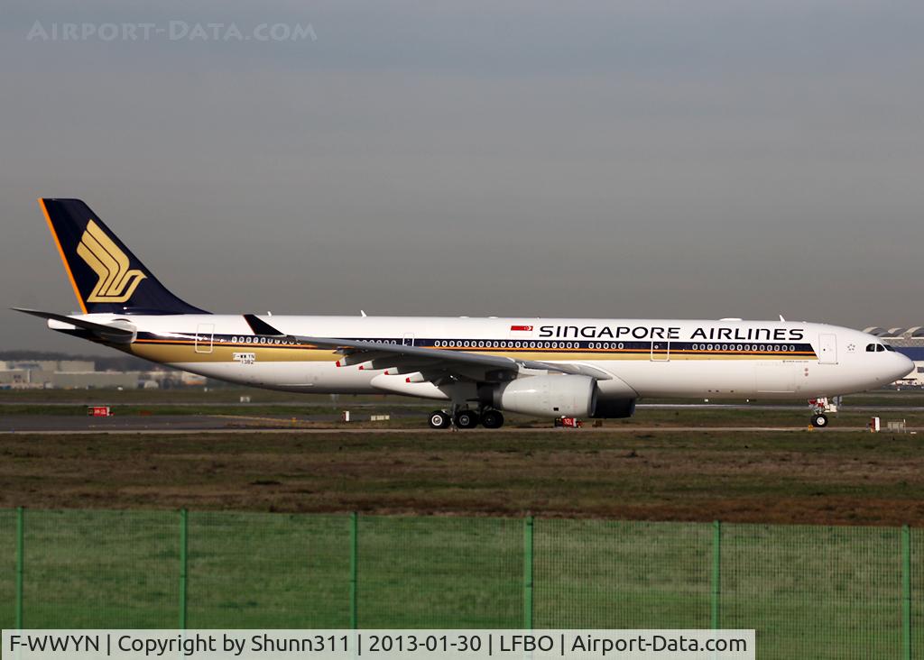 F-WWYN, 2013 Airbus A330-343X C/N 1382, C/n 1382 - To be 9V-STT