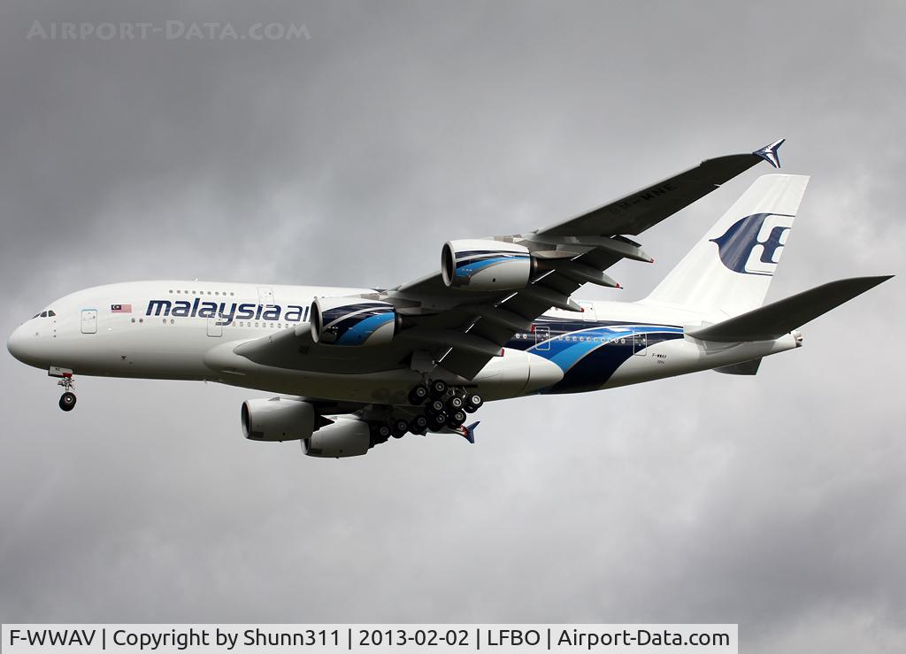 F-WWAV, 2012 Airbus A380-841 C/N 094, C/n 0094 - To be 9M-MNE